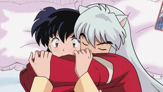 [InuYasha nuclear bomb-grade dog food] InuYasha went to Kagome's bed again to sleep InuYasha Kagome's happy cohabitation life InuYasha homemade fan