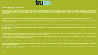 Tanning Injections Cost