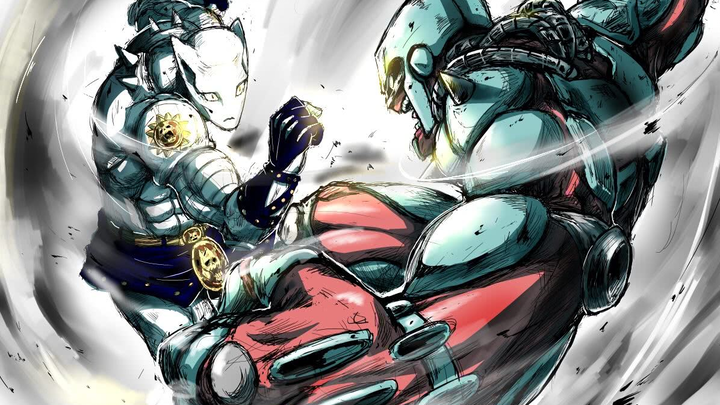 Jotaro bất khả chiến bại bị chuột làm tê liệt? Bị đầu phân bò rừng bỏ rơi trên bờ? [Jojo's Wonderful