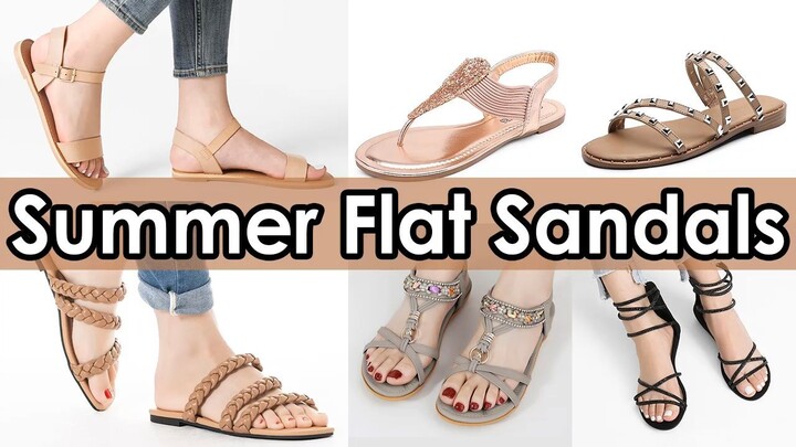 Summer Flat Sandals for Women 2023