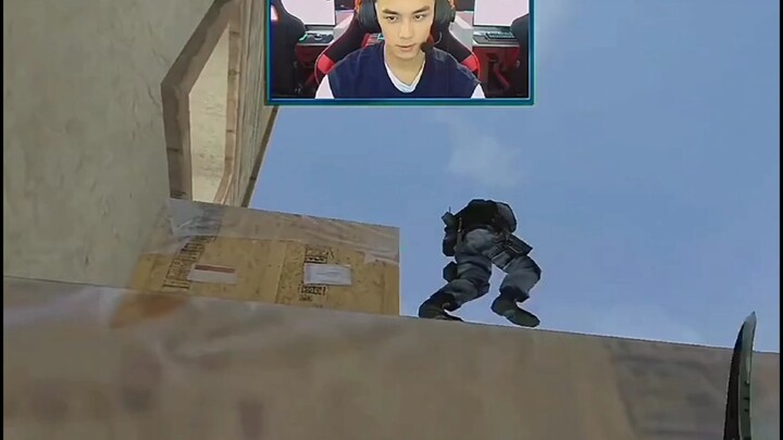 The boy was obviously good at playing CrossFire, but was eliminated by the coach