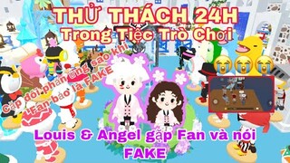 PLAY TOGETHER | THỬ THÁCH 24H Mặc Đồ Pink - Louis & Angel Khóc Khi FAN Bảo Là FAKE