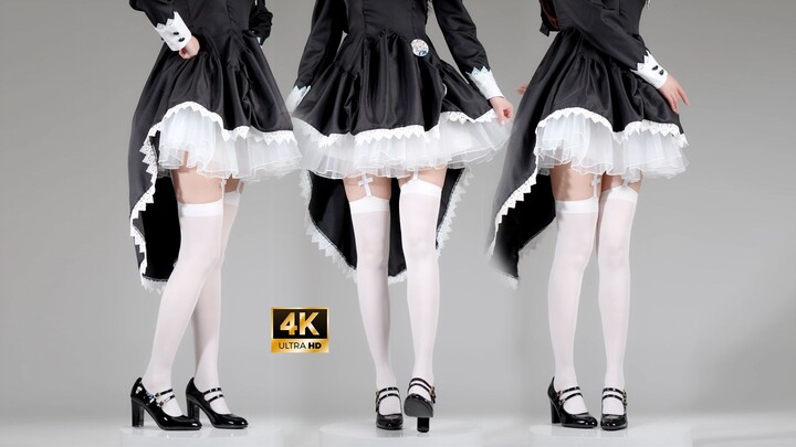 Pure White Suspender Stockings × Cross – Forbidden Elegance