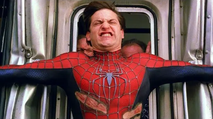 Spider-Man Stops the Train Scene - Spider-Man (2004) Movie CLIP HD