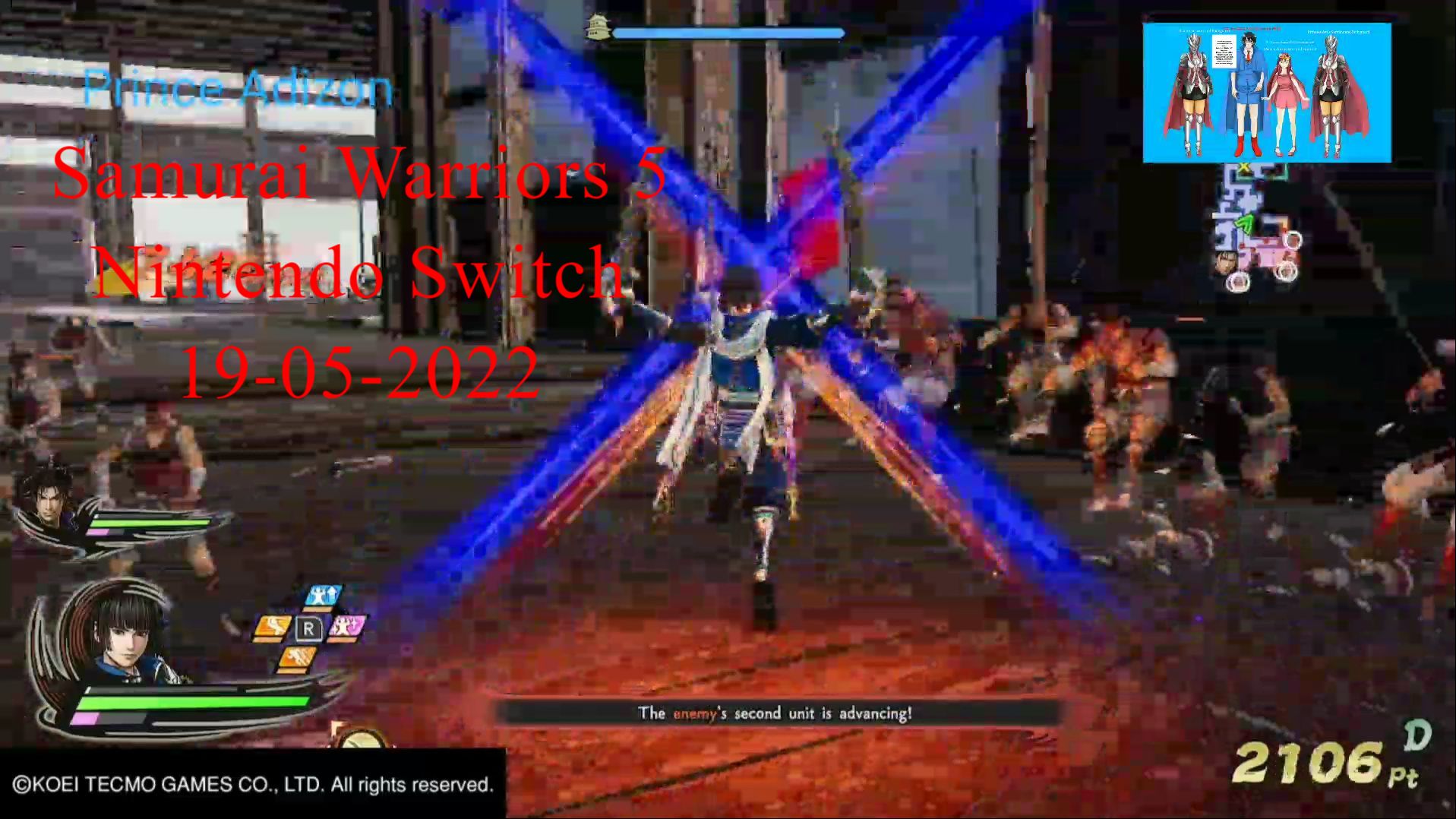 Samurai Warriors 5 Deluxe (Nintendo Switch) - 19-05-2022 - Prince Raden  Adison - YT Edit #bestofbest - Bilibili