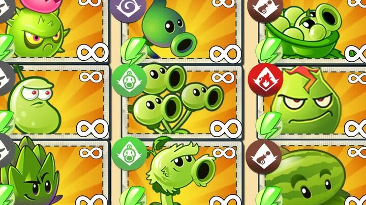 PvZ 2 Mini-Game – All Plants with Unlimited Upgrades vs. 30 Mechanical Football Zombies