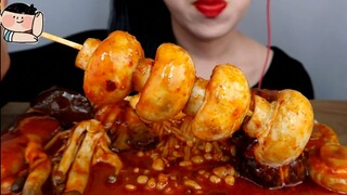 Mukbang các loại nấm sốt cay #mukbang #ASMR