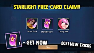 STARLIGHT MEMBER CARD FREE! LEGIT100% BUT HOW? FREE DIAMONDS! MOBILE LEGENDS