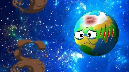 Children's educational early education cartoon - Earth animation