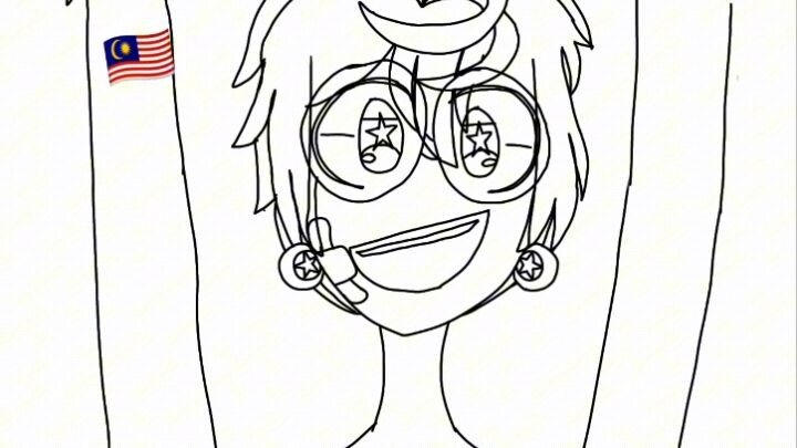 "Farish Holding A Flag" | Ibispaint X Edits