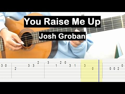 You Raise Me Up Guitar Tutorial (Josh Groban) Melody Guitar Tab Guitar Lessons for Beginners