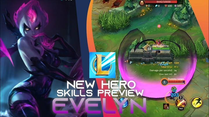 Evelyn New Hero Skills Preview - LOL Wild Rift