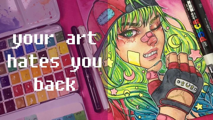 Draw with NiXiE | You hate your art but your art hates you back
