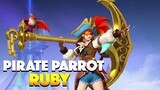 Ruby Pirate Parrot Mobile Legends Skin Spotlight ~ MLBB
