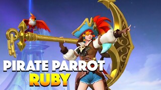 Ruby Pirate Parrot Mobile Legends Skin Spotlight ~ MLBB