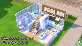 Tiny Loft Apartment (Base Game Only) - TS4 [SPEED BUILD]