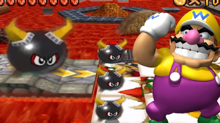 Super Mario 64 DS HD 150 ดาว COURSE 7 Lethal Lava Land