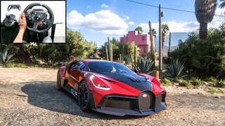 Forza Horizon 5 - Bugatti DIVO | Steering wheel + Paddle Shifters Gameplay