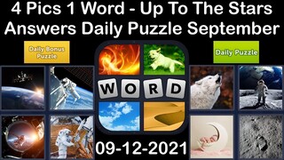 4 Pics 1 Word - Up To The Stars - 12 September 2021 - Answer Daily Puzzle + Bonus Puzzle