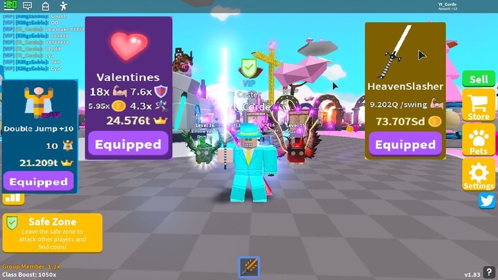 NEW BEST SABER & NEW AURA ON Saber Simulator UPDATE ROBLOX