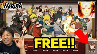 Ninja A Gratis di NARUTO MOBILE FIGHTER:gini caranya!😆