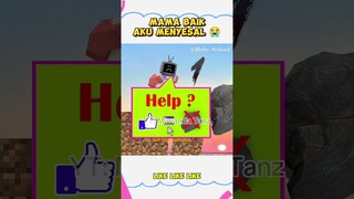 MAMA MAAFKAN AKU, MAMA TERBAIK ⁉️😢 #skibiditoilet #pomni #sakura #minecraft #tvman #funny #viral