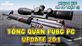 TỔNG QUAN PUBG PC UPDATE 20.1: THAY ĐỔI MẠNH META TAY CẦM, SẤY M16 X15 LÀ CÓ THẬT ! Nam Art