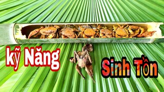 THỬ THÁCH SINH TỒN |Tập 5|  MỘT NGÀY VẬT LỘN DƯỚI SUỐI TÌM KIẾM NGUỒN THỨC ĂN | HIEU TV