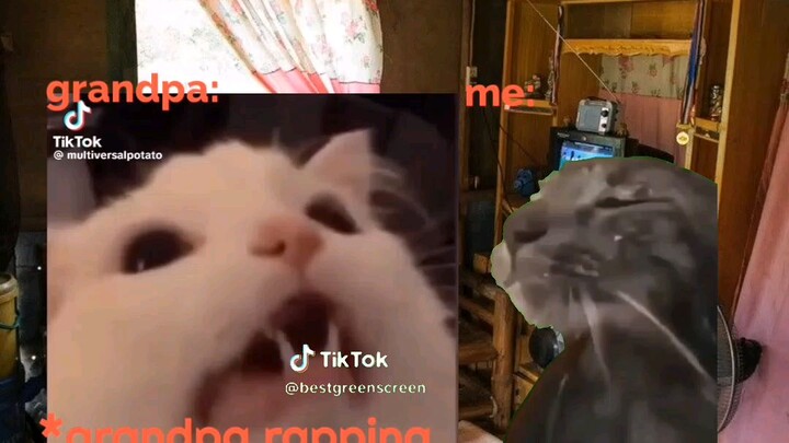my grandpa is sleeping and I turn off the fpj