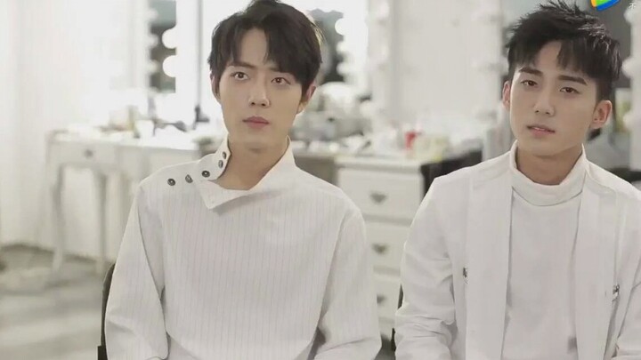 【Xiao Zhan】The sand sculpture interview of the sand sculpture group*罒▽罒*