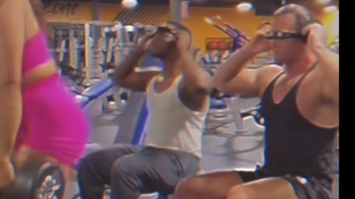 当西格玛男人健身时