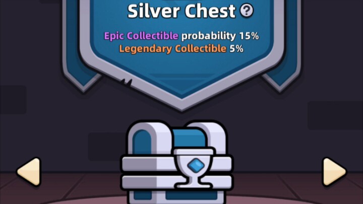 Silver Chest Unlock Gives Reward