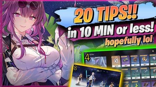 20 BIG TIPS for Honkai Star Rail Players | Speed Run Style