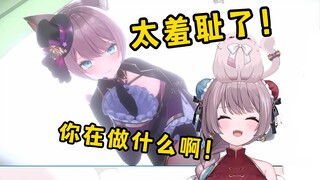 日本猫猫看自己摆卖萌姿势羞耻的脚趾扣地