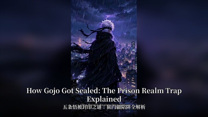 How Gojo Got Sealed: The Prison Realm Trap Explained | 五条悟被封印之谜：狱门疆陷阱全解析