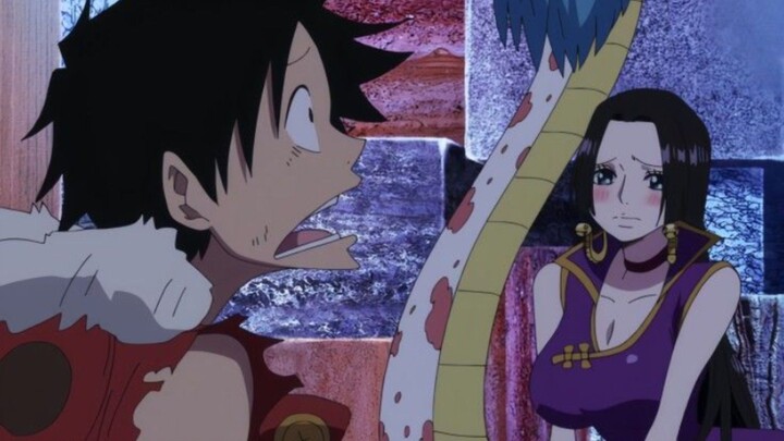 SCENE BOA CEMBURU PADA LUFFY