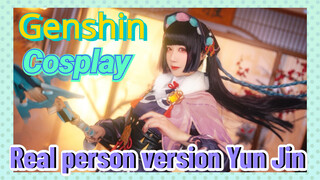 [Genshin,  Cosplay] Real person version Yun Jin