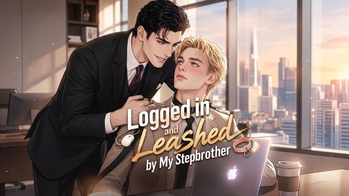 Logged in and Leashed by my Stepbrother