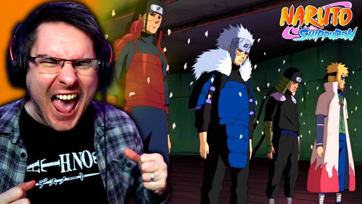 THE FOUR HOKAGE RETURN! | Naruto Shippuden Episode 365 REACTION | Anime Reaction
