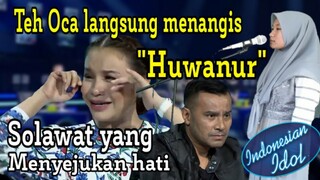 Tangis teh oca pecah‼️Santriyah bawakan solawat huwanur(parodi indonesia idol 2021)