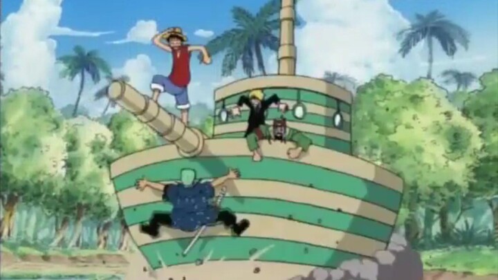 Dah tukang tersesat kena sial mulu karna sang kapten 😄 || One Piece || funny moment