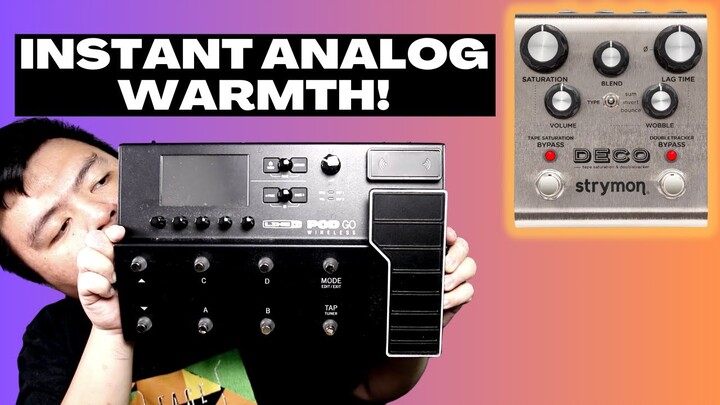 Use This ONE Trick For INSTANT Analog Warmth (Line 6 POD Go, Strymon Deco Emulation)
