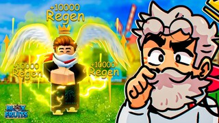 Peguei a Raça ANJO Completa Na Conta Iniciante ! Blox Fruits