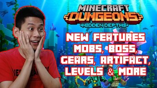 Hidden Depths DLC (New Features, Mobs, Boss, Gears, Artifact, Levels & More) Minecraft Dungeons