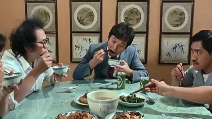 Watching the Five Lucky Stars eat is hilarious, with four dishes and one soup, but it tastes like pr
