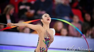 【中国艺术体操】超美！赵雅婷高分带操–2020莫斯科大奖赛决赛