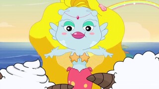 I was really surprised by the transformed mermaid.