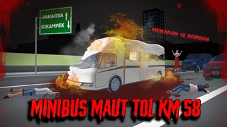 Bus Maut KM 58 Tol Cikampek | HORROR MOVIE SAKURA SCHOOL SIMULATOR #HORORMISTERI