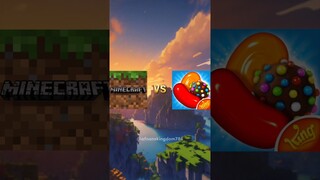 Minecraft Vs Candy Crush| #viral #minecraft #candycrushsaga #shorts