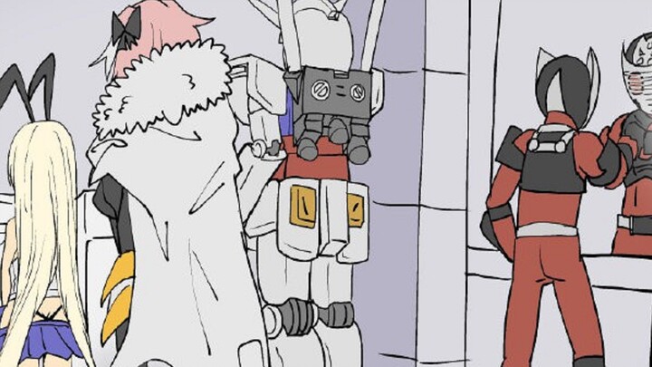 Funny pictures in Kamen Rider Forum Issue 108